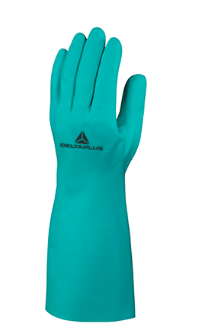 Aprenda a desentupir o encanamento de forma simples 5 Luva Nitrilica T10 Verde Delta Plus 1722093