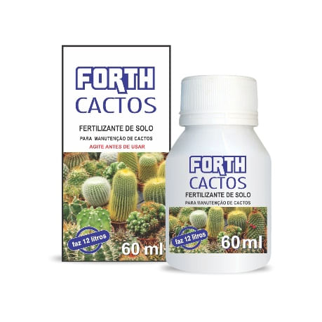 Para o cantinho verde: veja quais são as 5 espécies de flores fáceis de cultivar 7 Fertilizante Cactos 60mL Forth 1729284