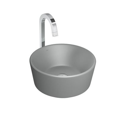 Cuba de Apoio Redonda 360mm L146 Cinza Fosco Deca