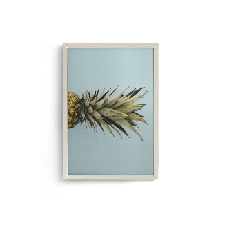 Saiba como usar quadros na decoração do escritório 8 Quadro Decorativo 32x46 Moldura Fit White 1746200