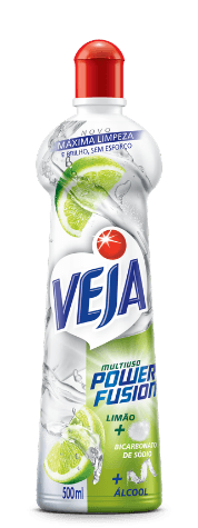 Veja Multiuso Power Fusion Limão 500mL