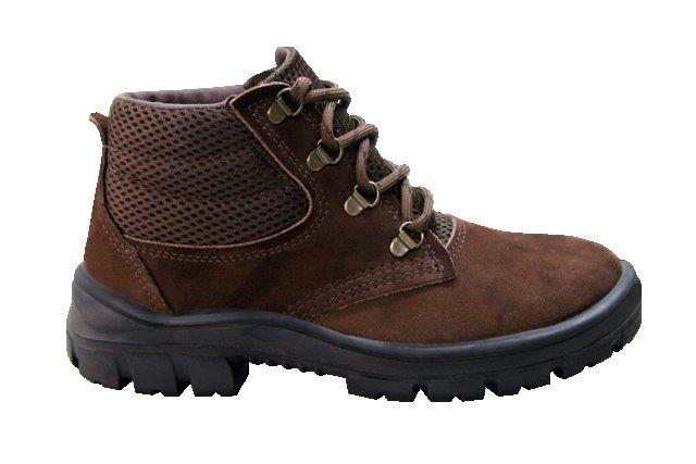 Bota de Amarrar PP Nobuck Nº35 Marrom Imbiseg 1767194