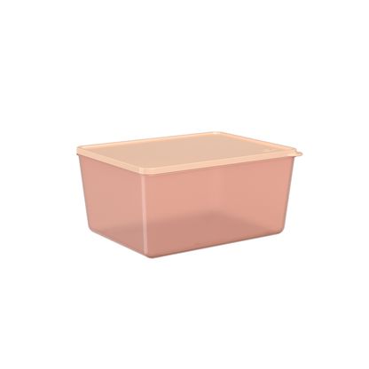 POTE BASIC S/GRADE 2,2L-ROSA BLUSH ROSA TRANSLÚCIDO _INOX