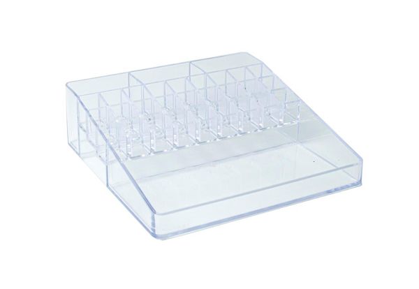 Organizador de cosmeticos plus com 31 divisorias cristal PROTÊA