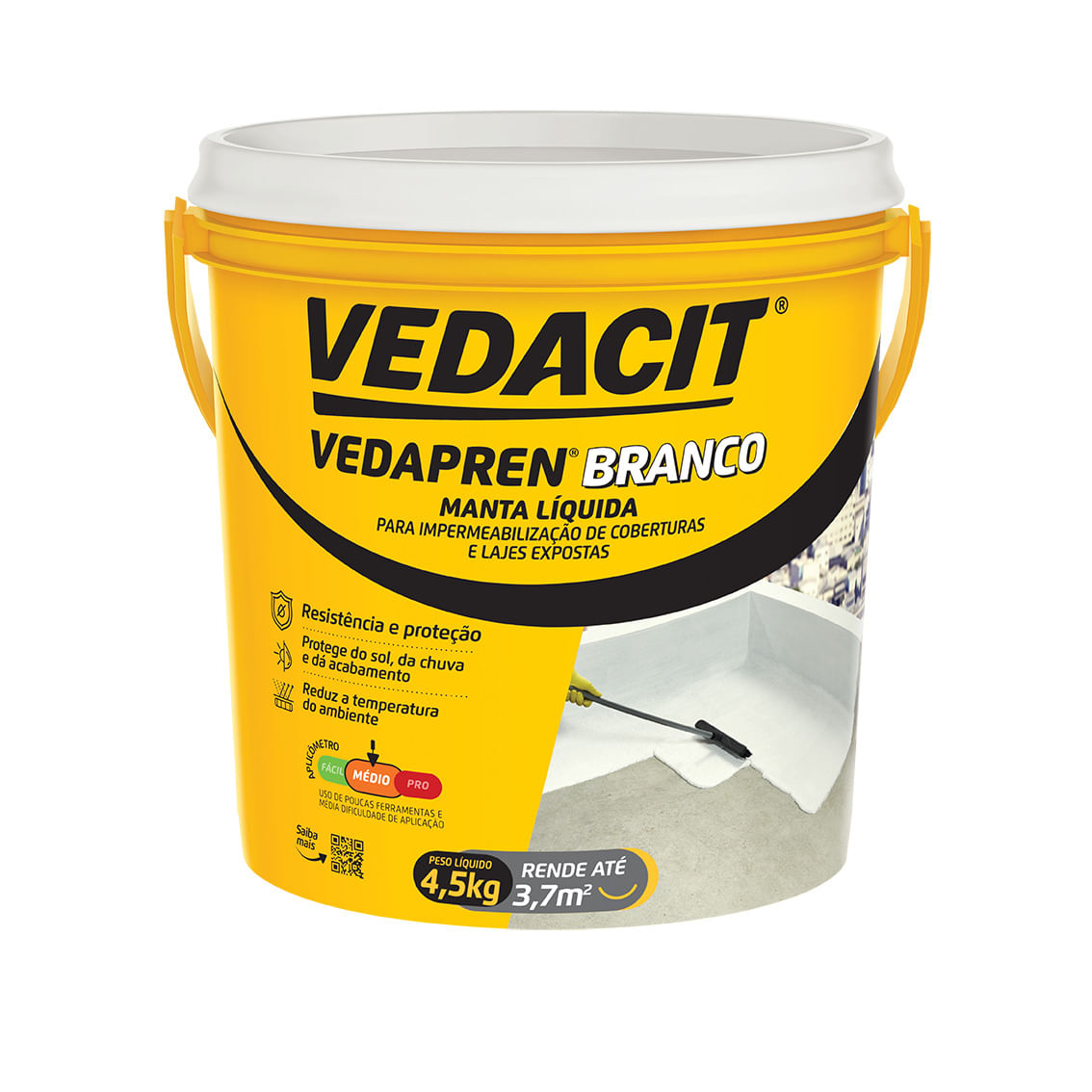 Vedapren Branco 4,5kg Vedacit