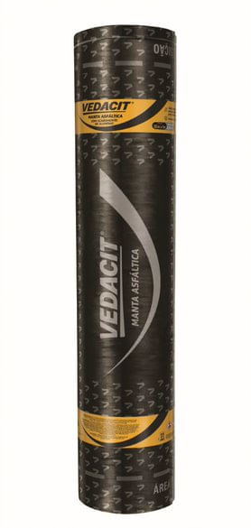 Guia completo de como aplicar manta asfáltica no telhado 7 Manta Asfaltica Aluminio 10M² Vedacit 1781669