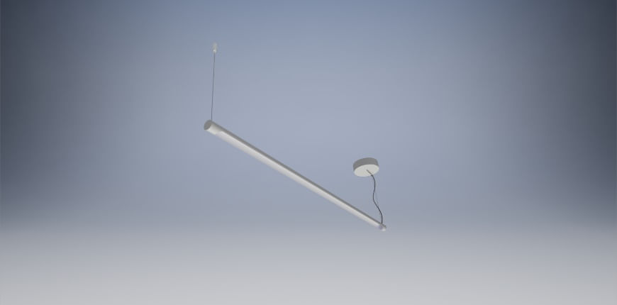 Confira dicas e modelos de luminárias para leitura noturna 9 Luminaria Pendente Horizonte 25X950MM 12W 3000K 100 240V Branco Ohma design Dramalux 1783084