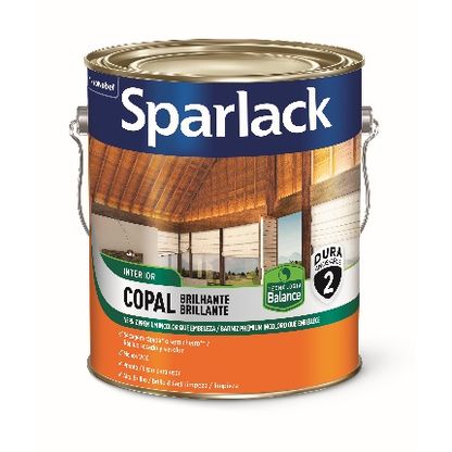Verniz Copal B Agua Brilhante Vernizes 5280589 Balance Transparente 3.6L Sparlack
