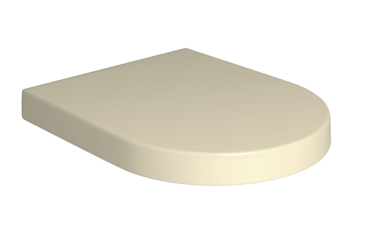 Assento sanitário com slow close termofixo Easy Clean Link de creme Deca (7894200794622)