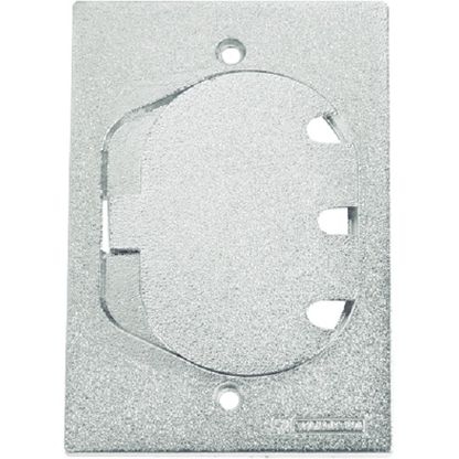Tampa unha simples 4x2 RJ45 cromada Tramontina