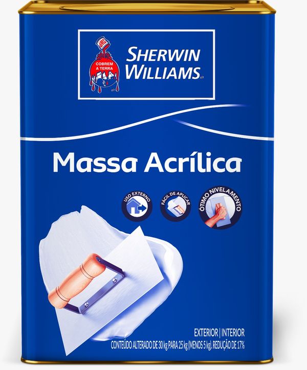 Massa acrílica Metalatex 16 litros branco Sherwin Williams