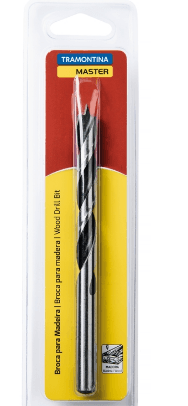 Tipos de brocas para furadeiras: Conheça os diferentes e quando usar 9 Broca p Madeira 40mm Tramontina 1804910