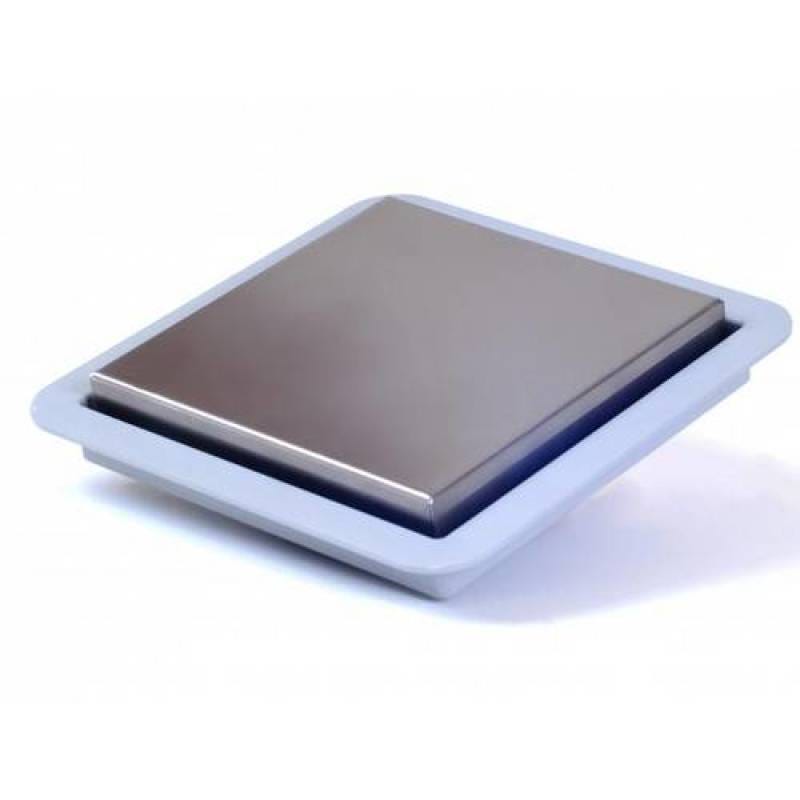 Acerte na escolha do ralo para banheiro 12 Ralo Elleve Square 15x15cm Inox Linear 1311050