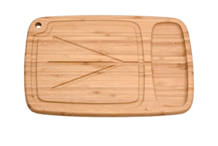 Como montar um bar em casa? Confira inspirações 14 Tabua Barbecue Bambu 395x25cm Oikos 2312638