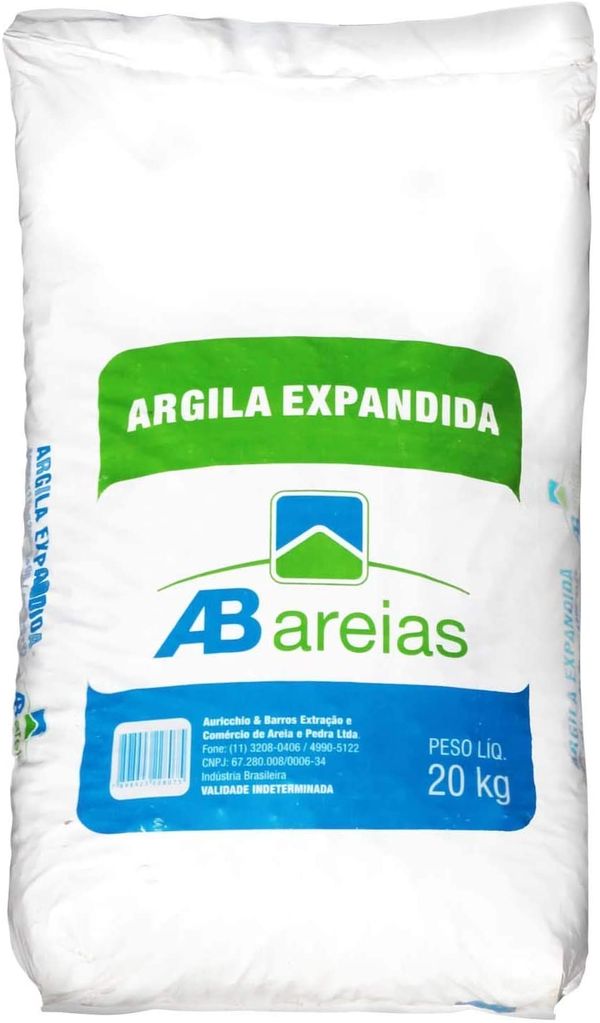 Argila Expandida Ensacada 20Kg AB Areias