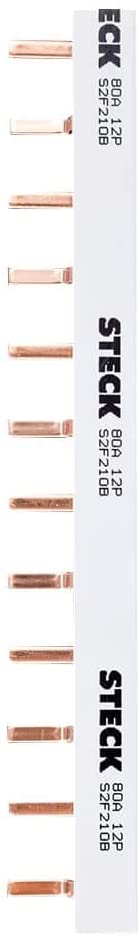 Barramento Disjuntor Bifasico Branco Steck 980340