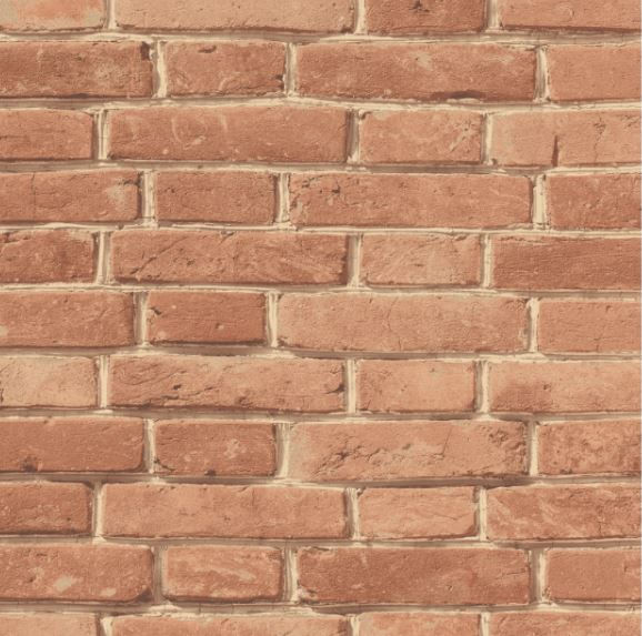 Ideias e inspirações para fazer uma parede de tijolinhos rústicos na sua casa 16 Papel de Parede 10mx52cm Tijolinhos Marrom Bobinex Uau 1725351