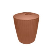 Tudo o que você precisa saber para construir uma casa sustentável 10 Cesto de lixo de poliestireno Terracota Groove Ou 1740393