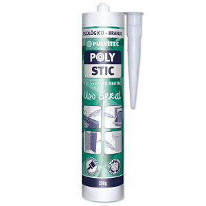 Adesivo eco selante Polystic pedra, mármore e granito 280g branco Pulvitec Adesivo eco selante Polystic pedra, mármore e granito 280g branco Pulvitec