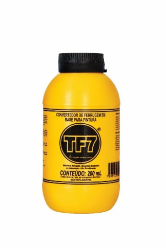Entenda como usar removedor de ferrugem em metais corretamente 8 Convertedor de Ferrugem 200mL TF7 1805371