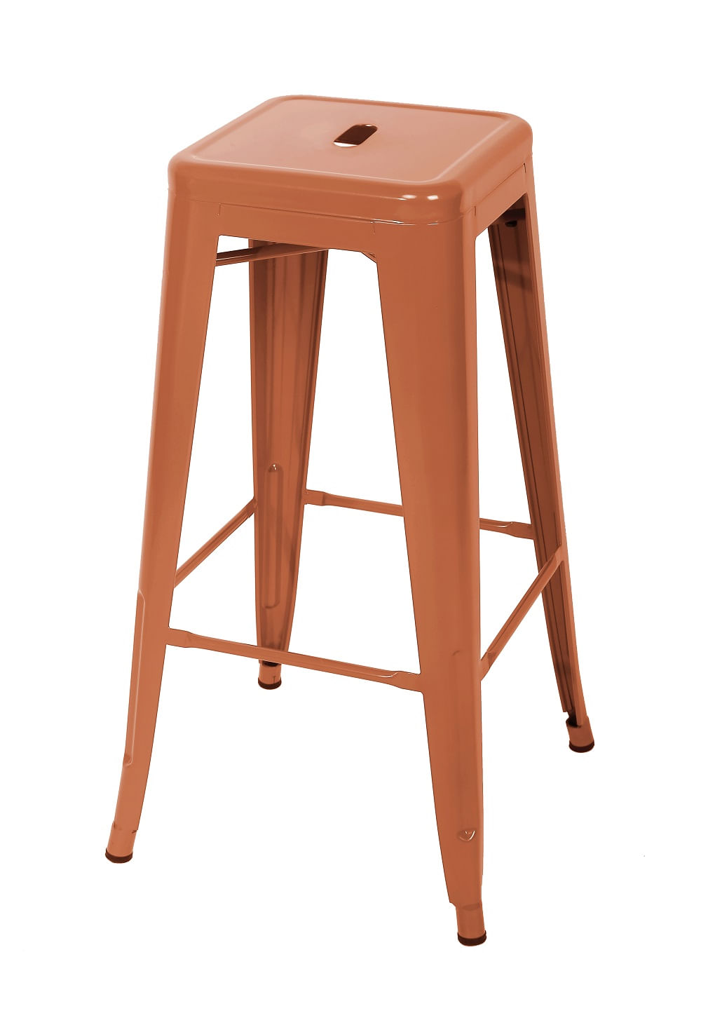 Como fazer área gourmet: 7 dicas para montar o ambiente dos sonhos 15 Banco Tolix em Aco 76cm Cobre Coisas Coisinhas 1819240