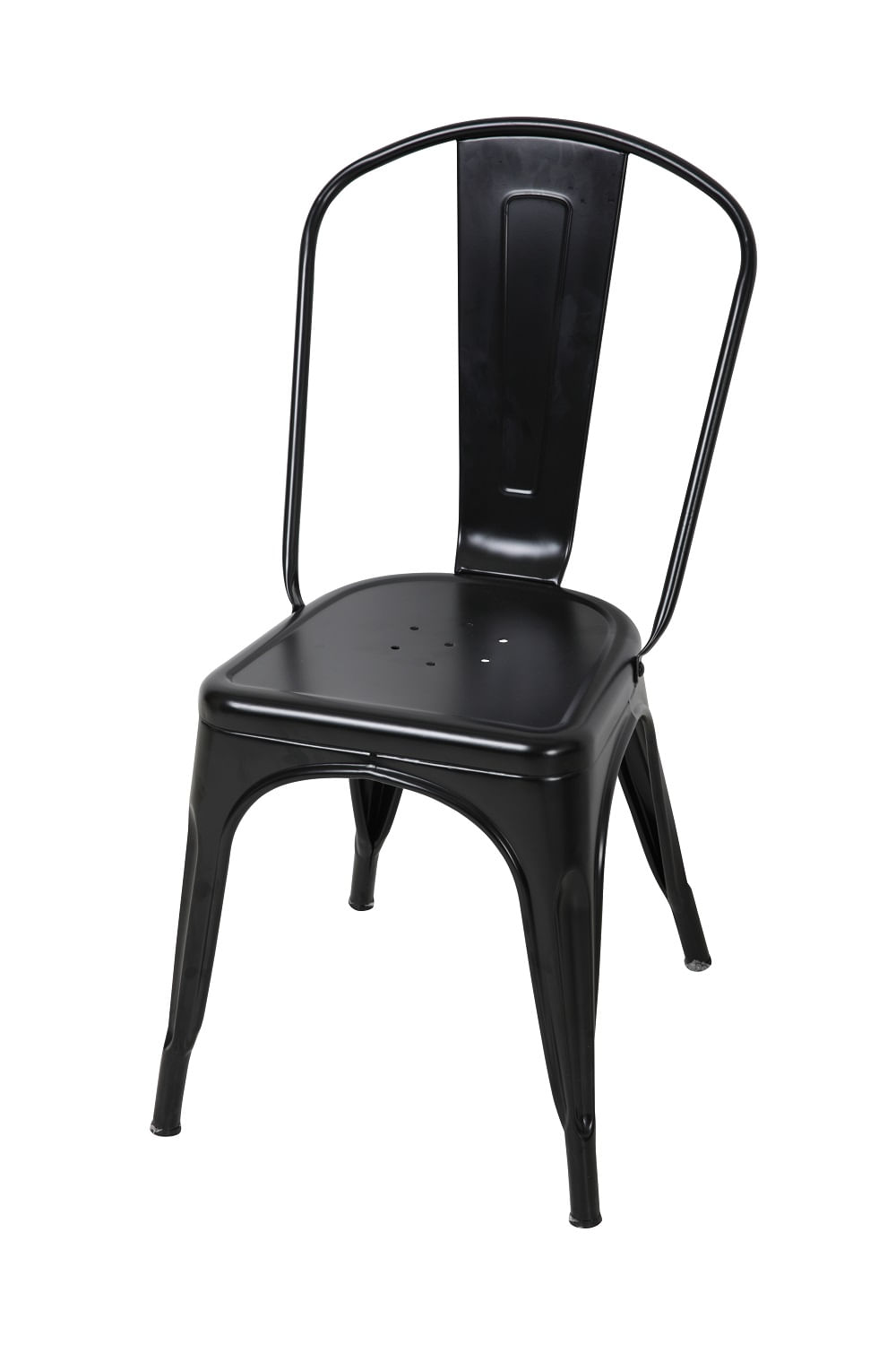 Confira 7 dicas para ter um home office confortável e bem decorado 15 Cadeira Tolix em Aco Preta Coisas Coisinhas 1819216