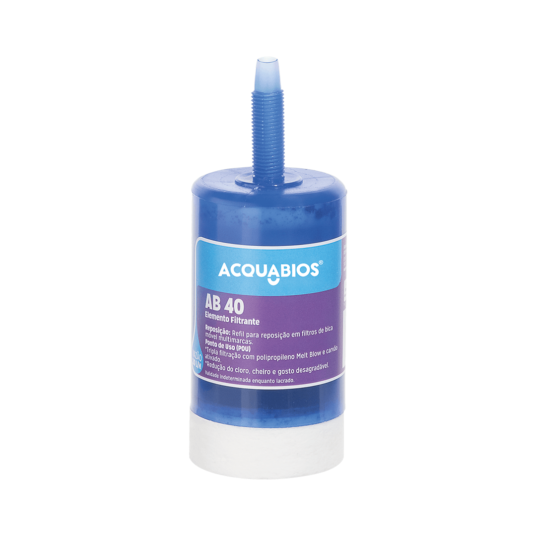 Refil Para Filtro Rosca Cônica AB 40 Acquabios