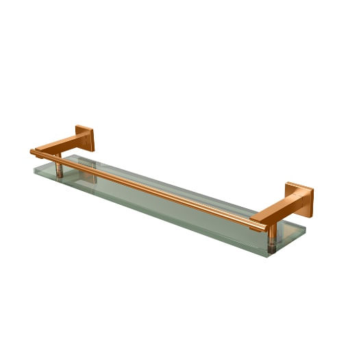 Saiba como usar prateleiras de vidro na decoração da sua casa 13 Prateleira Atrio Rosso Vecchio Fani 1825500