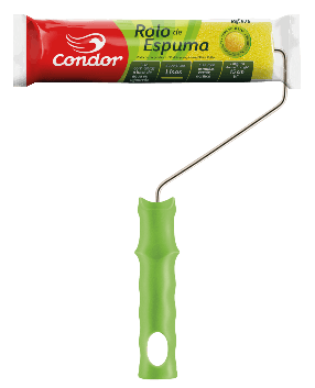 Produtos especiais que deixam a pintura imobiliária mais fácil 7 Rolo de Espuma c Suporte 15cm Condor 1828606