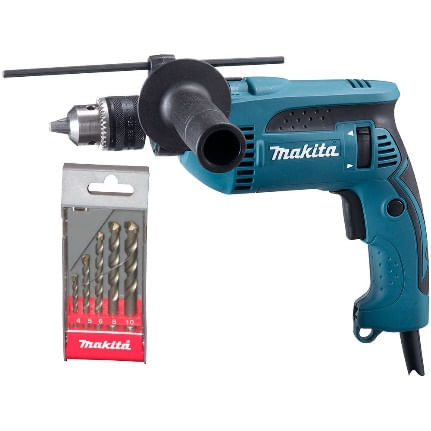 Como escolher a melhor furadeira 6 Furadeira de Impacto 13MM 760W HP1640 127V com Kit de Brocas Makita 2318040