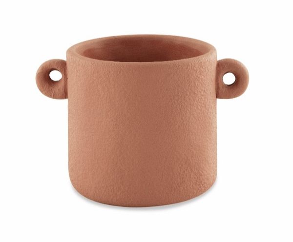 Cachepot Terracota em Cimento Grande Mart