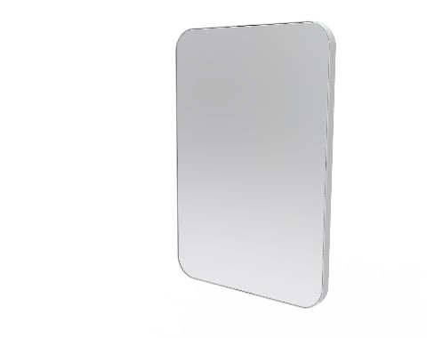 Reforma do banheiro: conheça os 14 principais erros e saiba como evitá-los! 9 Espelho Borda Larga Retangular 60x40cm Off White E2G Design 2323915