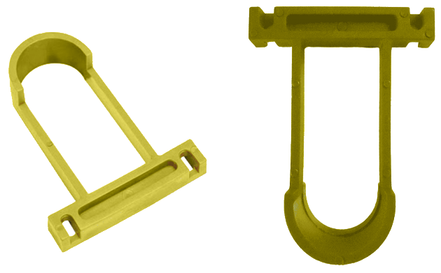 SUPORTE CABIDEIRO U MARFIM CT02PC