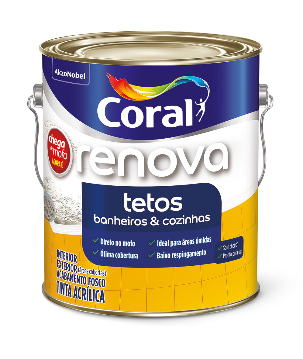 Mantenha o mofo longe da sua casa com os produtos a seguir 4 Tinta Coral Chega de Mofo Acrilica Fosca Branco 36 Litros 704385