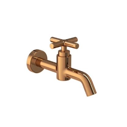 Torneira para Lavatório de Perede Rose Gold DN15/20 Duna Classica N_ 10281 Deca