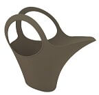 Aprenda a fazer um jardim na sua casa sem trabalho! 4 Regador Jasmin 2L Taupe Vasart 2331268