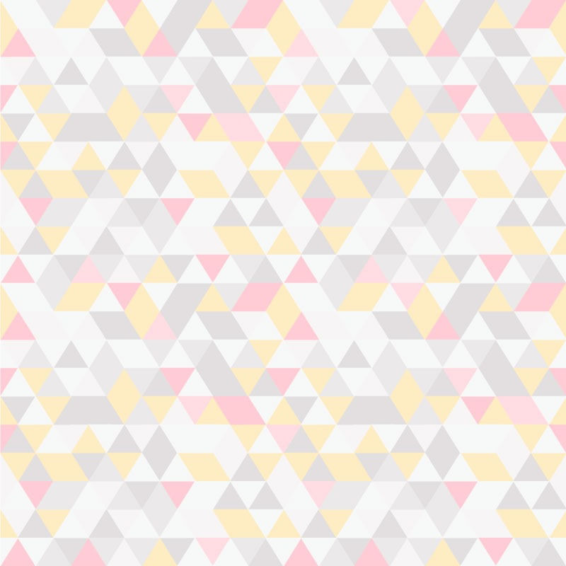 9 dicas de como usar o papel de parede com criatividade 15 Papel de Parede Triangulos Vinilizado 52cm x 10m Cinza Rosa Amarelo e Branco Revex 1549545