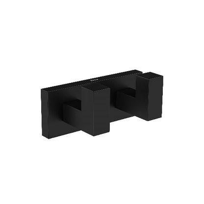 Cabide Quadratta Duplo Black Matte Deca