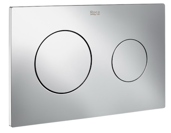 Placa de Acionamento PL10 3/6L Cromado Roca