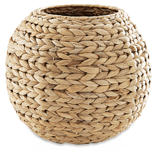 Decoração para o verão: 7 ideias ótimas para sua casa 10 Cachepot de fibra natural 24X27cm bege Mart 2334305
