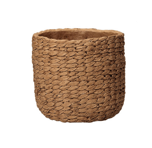 Jardim de Inverno: crie um espaço aconchegante em casa 6 Cachepot de cimento 16X155cm marron Mart 2334470