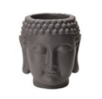 Decoração para o verão: 7 ideias ótimas para sua casa 9 Cachepot em Cimento Buda 185x16cm Cinza Mart 2334771