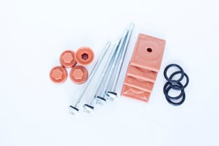 Conheça os tipos de telha de PVC e seus principais usos 5 Kit de Fixacao e Vedacao Completo Terracota 1535196