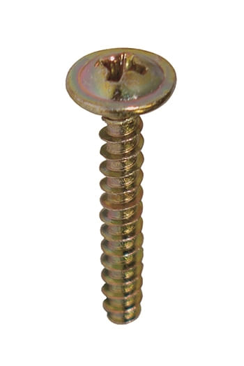 Parafuso Bicromatizado Para Puxador De Madeira ou Plástico 3.5 mm X 25 mm Fixtil