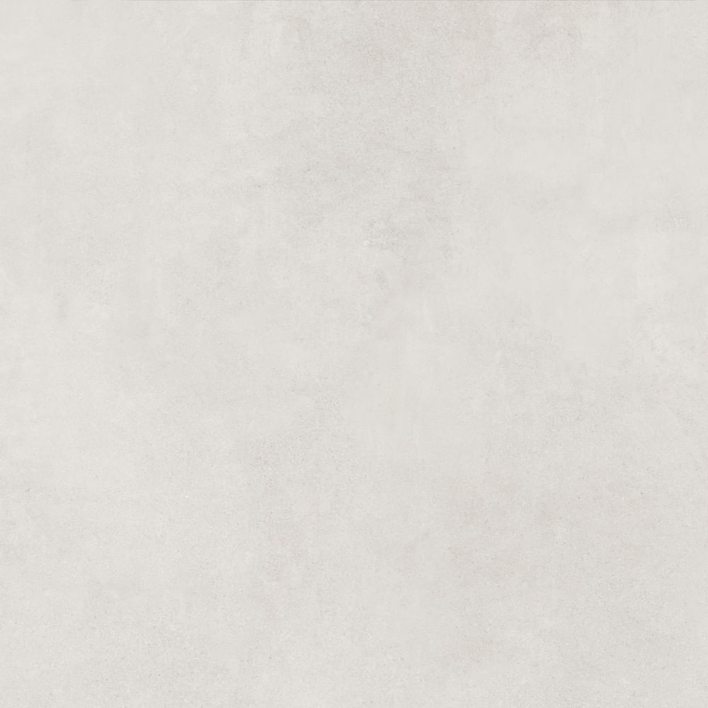 Porcelanato Concrete Off White Acetinado 119,5X119,5cm Caixa com 2,85 m² Mate Retificado Roca