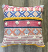 Veja como usar a geladeira na decoração da sua sala 14 Capa de Almofada Estampada Tufada de Algodao 45X45cm 2338530