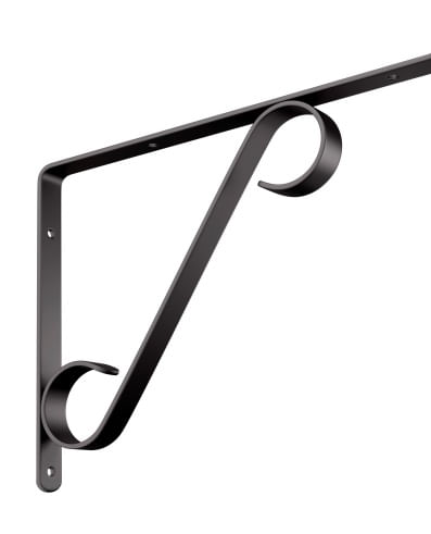 Suporte para prateleira Colonial Leve 20cm fumê Zamar (7897451582093)
