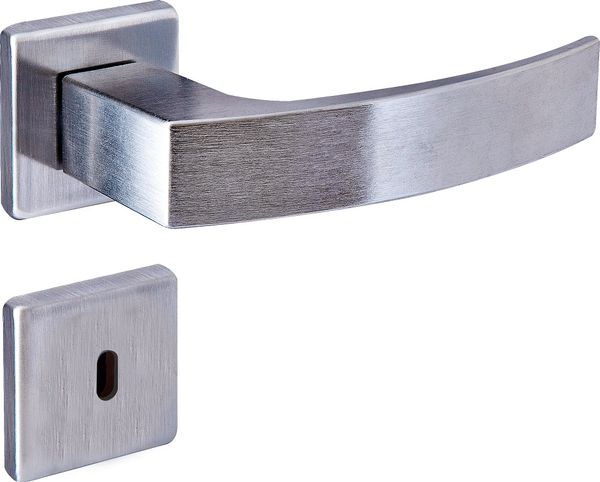 Fechadura Quadratta Interna 55mm 5202 Cromado Escovado Aliança