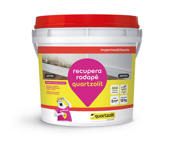 Impermeabilizante Recupera Rodapé 12Kg Quartzolit