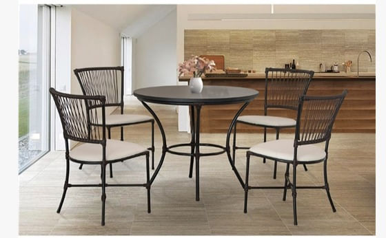 Homecenter: encontre tudo que você precisa para a sua obra em um só lugar 7 Conjunto de Mesa Moscou Ferro no Fio MDP 2345650